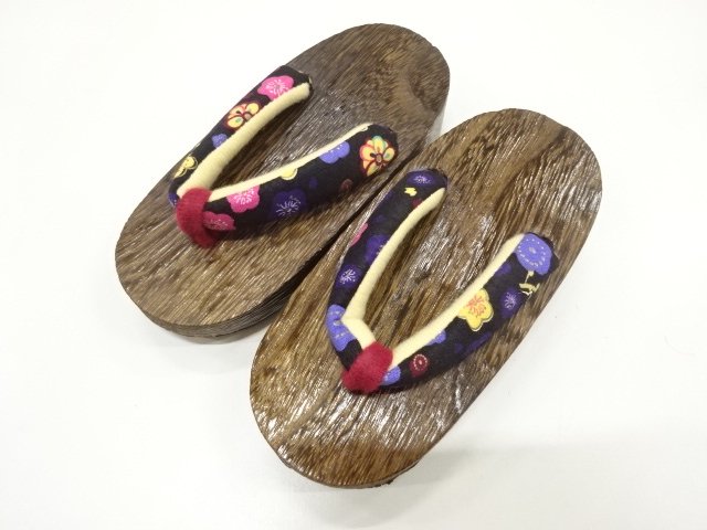 未使用品　焼桐子供用下駄(16.5センチ)